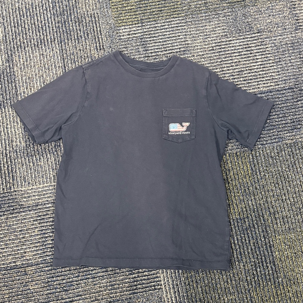 Vineyard Vines Charcoal Crew Neck Tee